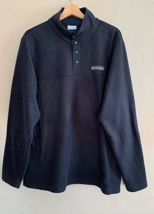 Big Columbia Black Half-Snap Fleece Pullover / Pull Polaire / Fleece Trui – Size M, marca: Columbia, estado: Muito bom, tamanho: M, €33.00, €35.35 inclui Proteção do Comprador