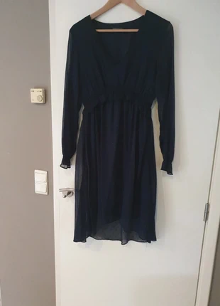 Robe voilée bleu Marine ., marque: Yessica, état: Neuf sans étiquette, taille: L / 40 / 12, 10,00 €, 11,20 € Protection acheteurs incluse