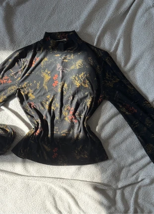 Top manches longues imprimé asiatique – Taille S – Style vintage chic, marke: Vintage Dressing, zustand: Sehr gut, größe: S / 36 / 8, 15,00 €, 16,45 € inklusive Vinted-Käuferschutz