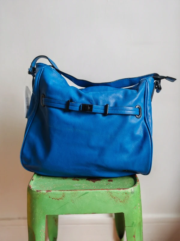 Sac porté épaule bleu United Colors Of Benetton