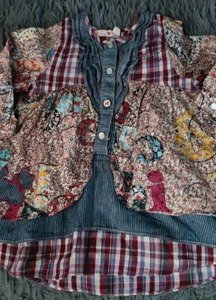 Robe à motifs style vintage 6mois, marke: Chipie, zustand: Sehr gut, größe: 6-9 Monate / 68, 12,00 €, 13,30 € inklusive Vinted-Käuferschutz