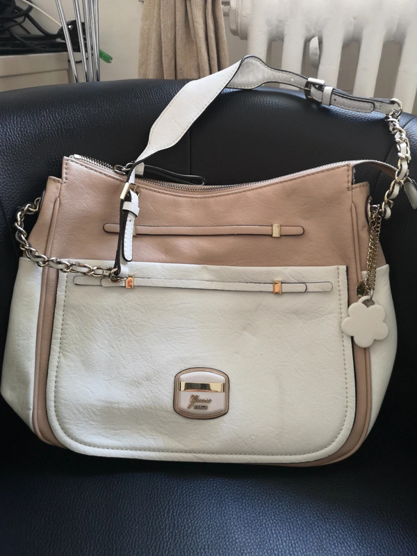 Sac guess shop creme