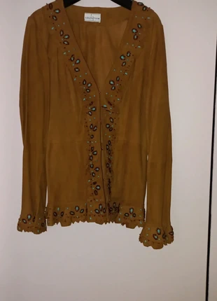 Suède blouse, merk: Fashion, staat: Heel goed, maat: M / 38 / 10, € 30,00, € 32,20 inclusief Kopersbescherming