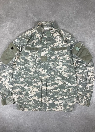 Chemise imprimée camouflage numérique inspirée du style militaire Digital camouflage printed shirt, brand: U.S. ARMY, condition: Good, size: M, €10.00, €11.20 includes Buyer Protection