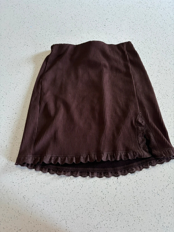 adorable brown mini skirt 💖 1