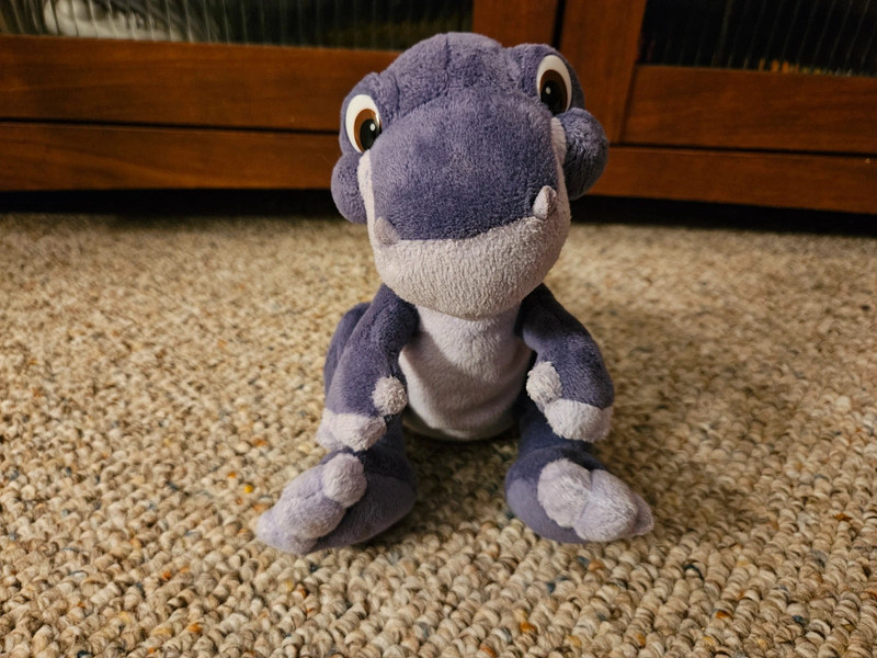 2007 Playmates Land Before Time Chomper Dinosaur Purple Tyrannosaurus 1