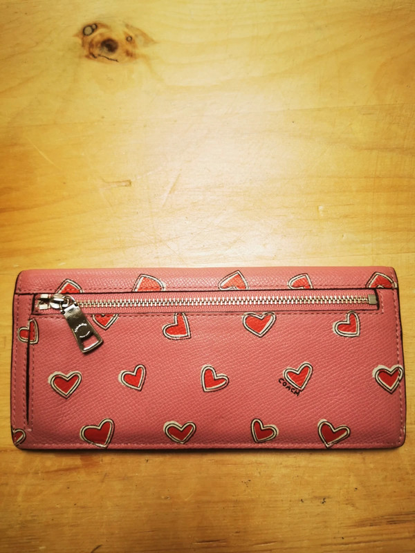 Coach heart coin case and brooch - Vinted