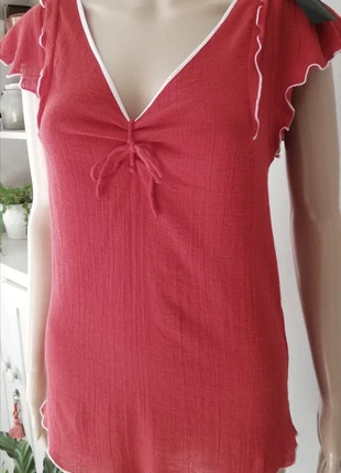 New with tags RRP £87- designer Antik Batik Red Blouse, brand: Antik Batik, condition: New with tags, size: M / UK 12-14, £29.00, £31.15 includes Buyer Protection