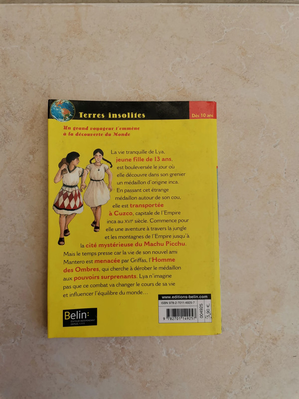 Lya au temps des Incas Poche Dès 10 ans TBE 2