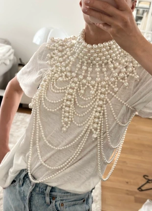 Bijou de corps collier de perles oversize neuf, condition: New without tags, €79.00, €83.65 includes Buyer Protection