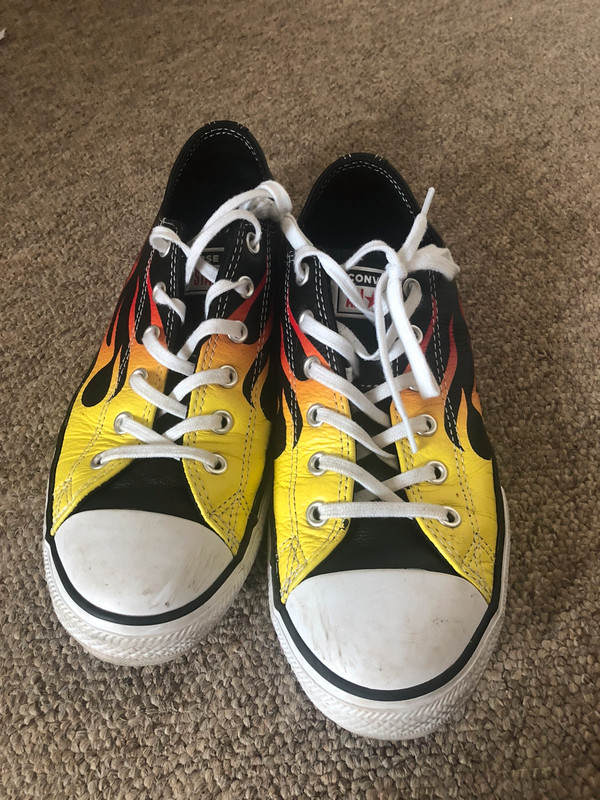 Yellow converse deals size 5