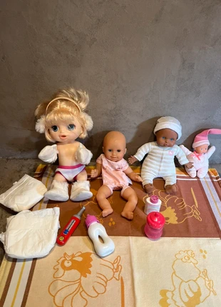 Lot poupée + accessoires, brand: Hasbro, condition: Very good, size: Preemie, up to 44cm, €16.00, €17.50 includes Buyer Protection