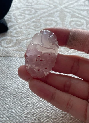 Pendentif chinois en quartz rose fait main., marke: Chine, zustand: Gut, 18,00 €, 19,60 € inklusive Vinted-Käuferschutz