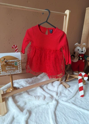 Robe de Noël tenue de fête 6 mois robe en tulles kiabi, brand: Kiabi, condizioni: Ottime, taglia: 6-9 mesi / 68 cm, €5.00, €5.95 include la Protezione acquisti