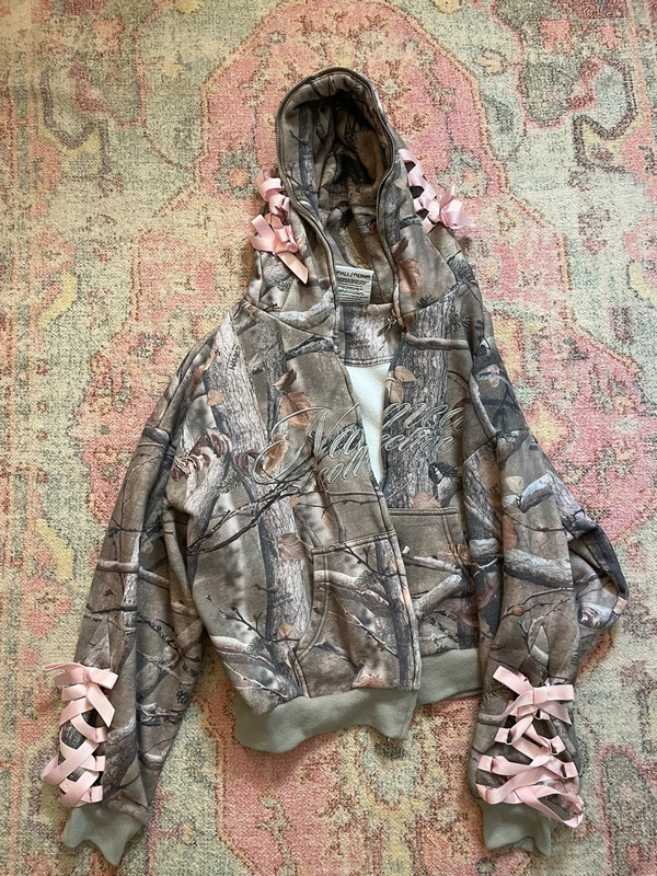 Named Collective Camo Bow Zip Up