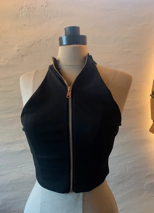 Top fêtes noir sans manches, état: Neuf sans étiquette, taille: S / 36 / 8, 7,00 €, 8,05 € Protection acheteurs incluse