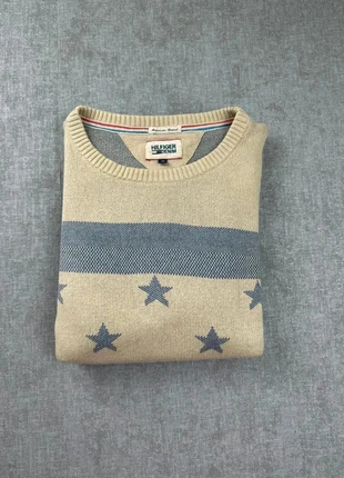 Pull tommy Hilfiger bleu et beige taille M, marke: Tommy Hilfiger, zustand: Sehr gut, größe: M, 18,00 €, 19,60 € beinhaltet Vinted-Käuferschutz Pro
