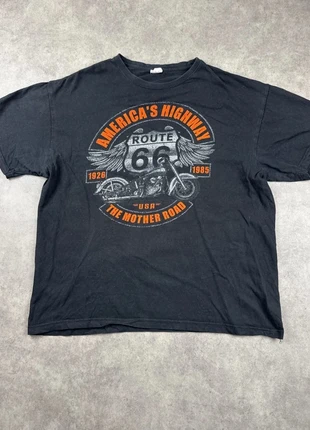 T shirt vintage imprimé noir taille L homme Route 66 motard - TEE0264, marke: ROUTE 66, zustand: Sehr gut, größe: L, 3,00 €, 3,85 € beinhaltet Vinted-Käuferschutz Pro