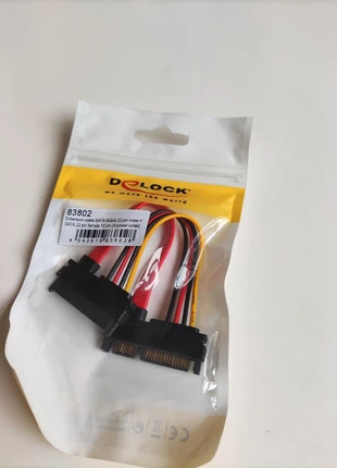 SATA extention cable, merk: Delock, staat: Nieuw zonder prijskaartje, € 2,50, € 3,33 inclusief Kopersbescherming