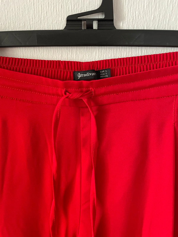 Pantalon Elastico Rojo