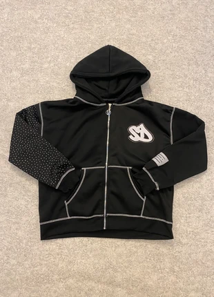 Veste à capuche noire style streetwea, marque: y2k, état: Neuf avec étiquette, taille: S, 50,00 €, 53,20 € Protection acheteurs incluse