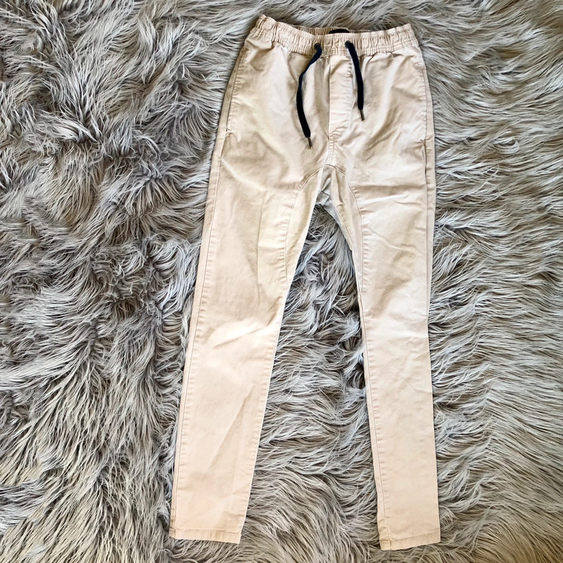 Zanerobe Slim Fit Salerno Chinos in Sandstone, Size 29 2