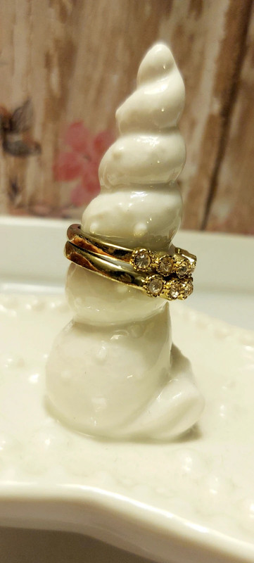 Two Gold CZ Rings 2