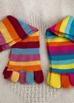 Lot de deux paires de chaussettes orteils, état: Neuf sans étiquette, taille: Taille unique, 4,00 €, 4,90 € Protection acheteurs (Pro) incluse