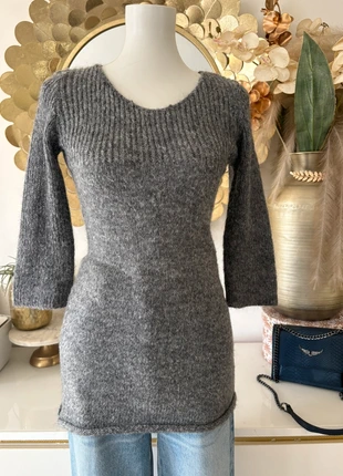 pull doux chaud gris, marke: Claudie Pierlot, zustand: Sehr gut, größe: S / 36 / 8, 8,00 €, 9,10 € inklusive Vinted-Käuferschutz
