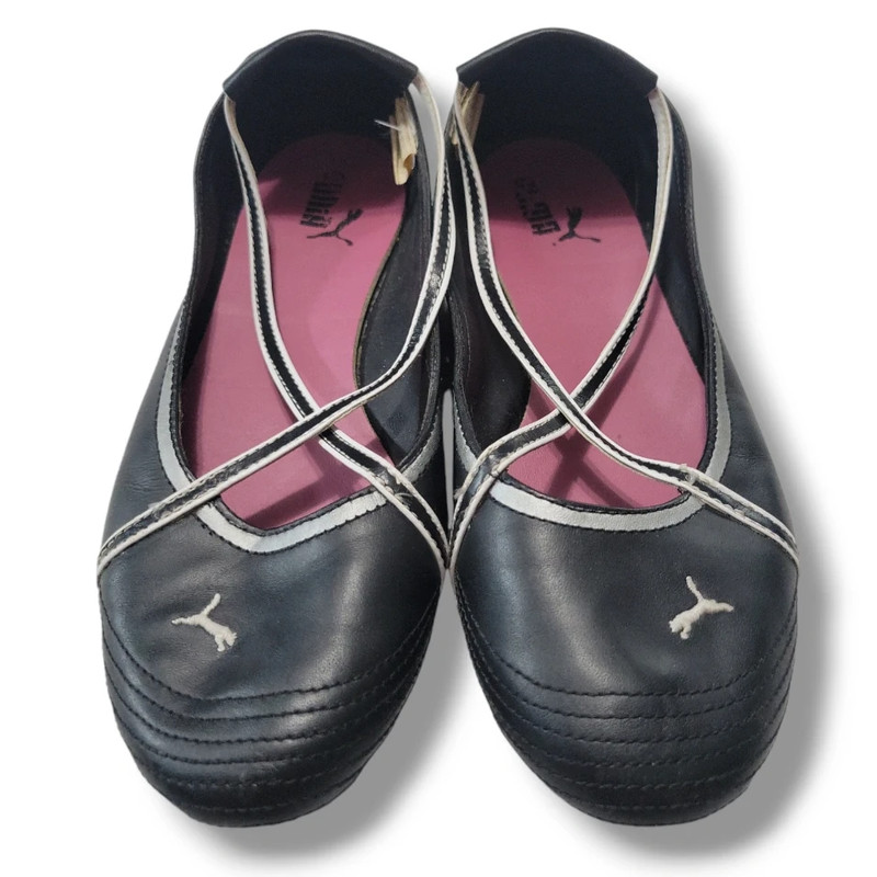 Vintage Puma Shoes Size 8 Women s Puma Ballet Flats Ballerina Slip On Flats Y2K Shoes Vinted
