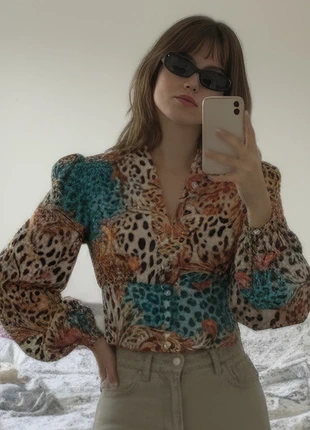 Blouse multicolore-taille M, marca: Lunetra, estado: Muy bueno, tamaño: M / 38 / 10, 30,00 €, 32,20 € Protección al comprador incluida