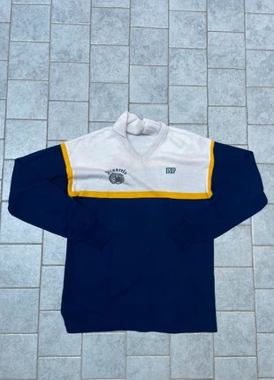 Ennerre Polo Longsleeve Blue White Spinareto, brand: Ennerre, condition: Very good, size: M, €45.00, €47.95 includes Buyer Protection