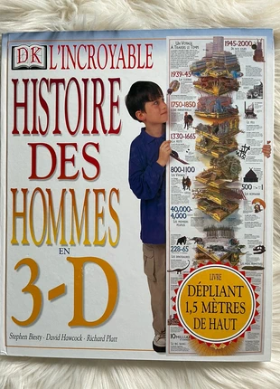 Sublime livre dépliant sur l’histoire des hommes en 3D ! 🌺, condition: Very good, €8.00, €9.10 includes Buyer Protection