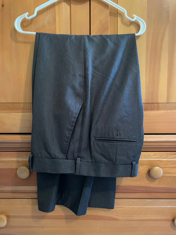 Gray Men’s Suit Pants 1