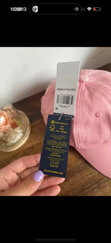 Casquette rose ralph lauren neuve - photo numéro 4