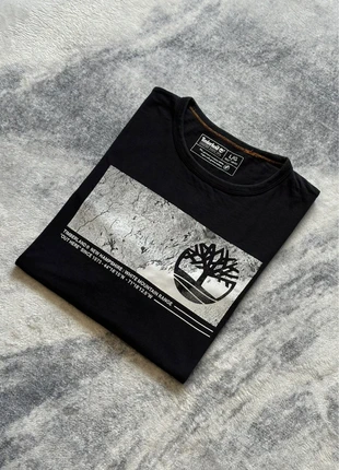 T-shirt Timberland homme L (FR 52) noir coton bio logo imprimé graphique, brand: Timberland, condition: Very good, size: L, €22.99, €24.84 includes Buyer Protection Pro