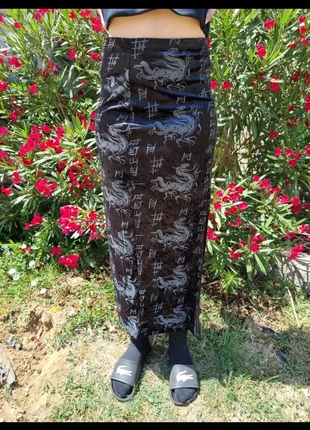 Jupe longue dragon, condition: Very good, size: S / 36 / 8, €5.00, €5.95 includes Buyer Protection