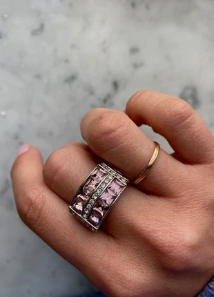 Anello acciaio con zirconi, marque: Acciaio, état: Très bon état, taille: 14,1 mm, 5,00 €, 5,95 € Protection acheteurs incluse