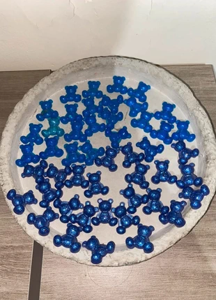 Décoration de table ourson bleu, état: Neuf sans étiquette, 2,75 €, 3,59 € Protection acheteurs incluse