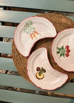 Italian Ceramic side dishes, merk: Made In Italy, staat: Heel goed, € 10,00, € 11,20 inclusief Kopersbescherming