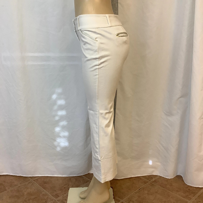 Alfani Petite, Cream, Stretchy, Dress Pants. Wide Leg 2