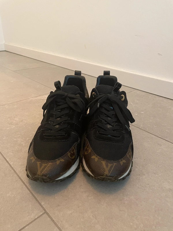 Louis Vuitton Run Away Sneaker 37 Schwarz Braun Gold Schuhe in