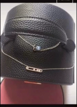 Collier argenté brillants amovibles acier inoxydable , état: Très bon état, 20,00 €, 21,70 € Protection acheteurs incluse