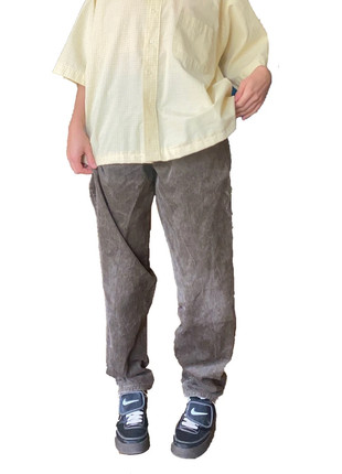 Pantalon baggy velours côtelé marron – vintage – fabriqué en Italie – Weipper, marque: Weipper, état: Très bon état, taille: XS / 34 / 6, 14,00 €, 15,40 € Protection acheteurs incluse