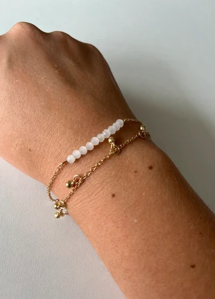 Lot de deux bracelets dorés, brand: Boutique Parisienne, condition: New with tags, €6.00, €7.00 includes Buyer Protection