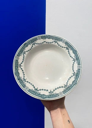 Assiettes creuses anciennes terre de fer , marque: Moulin des Loups, état: Bon état, 25,00 €, 26,95 € Protection acheteurs incluse