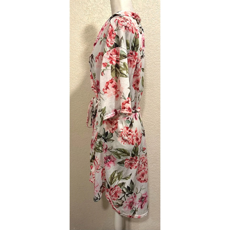 Show Me Your Mumu Floral White/pink House Robe 3