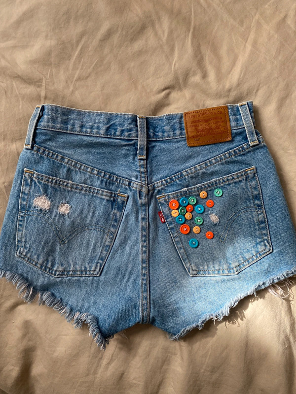 levi 501 jean shorts 1