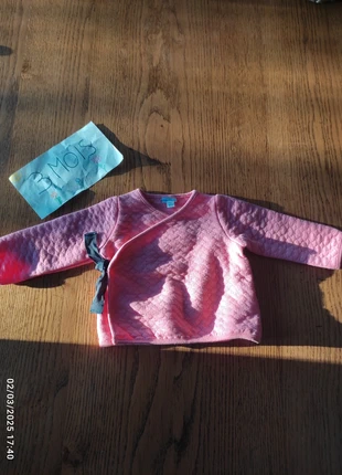 Veste rose, brand: P'tit Bisou, condition: Very good, size: 3-6 months / 62 cm, €1.00, €1.75 includes Buyer Protection