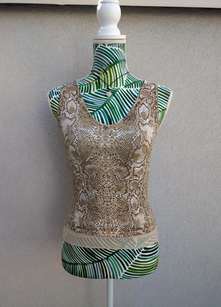 Top Y2K animalier, marque: y2k, état: Très bon état, taille: M / 38 / 10, 6,00 €, 7,00 € Protection acheteurs incluse